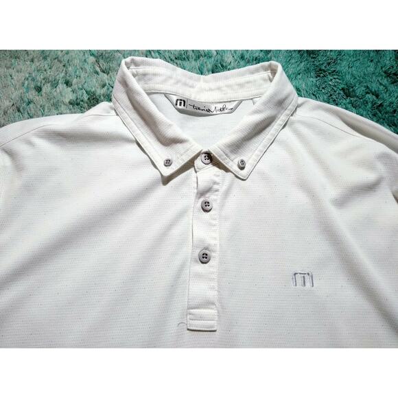 Travis Mathew Men’s Shirt Size L Pima Cotton Polyester Blend Golf Polo Stretch - Picture 3 of 6